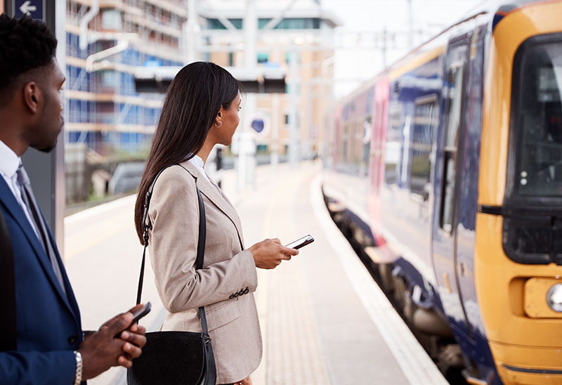 Local train station near Maynard Crossing homes